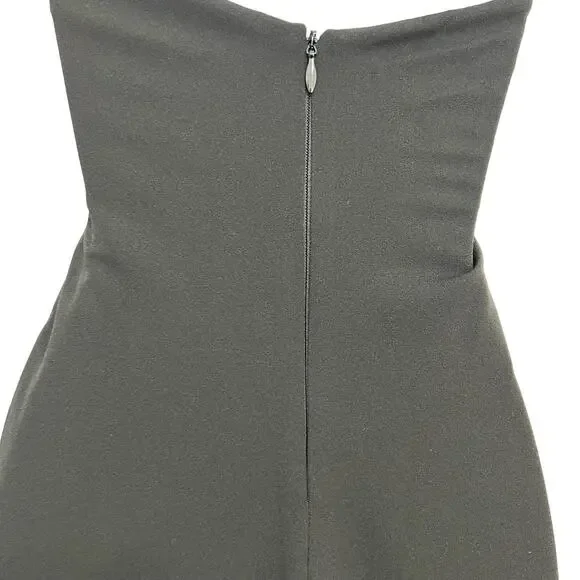 Nookie Medea Midi Bodycon Halter Dress Black Open Back S NWT Glam Edgy Cocktail - Picture 7 of 11
